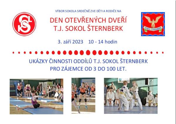Den otevřených dveří T.J. Sokol Šternberk