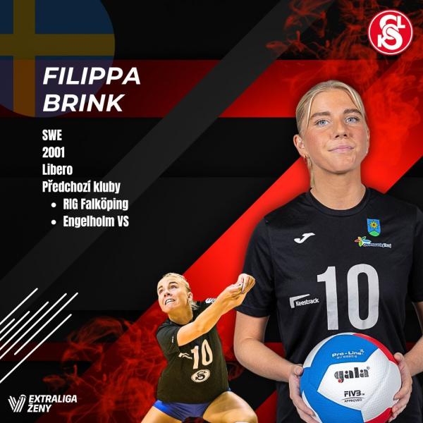 Představení švédského libera Filippy Brinkové