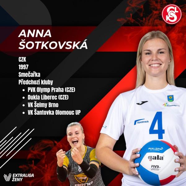 Představujeme smečařku Annu Šotkovskou