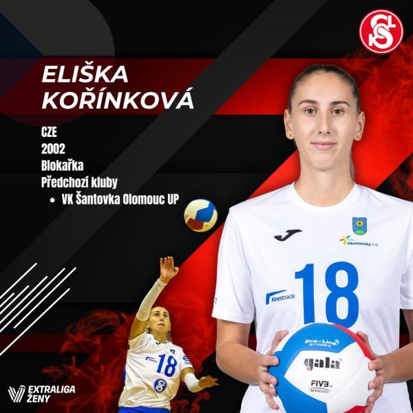 Představujeme blokařku Elišku Kořínkovou