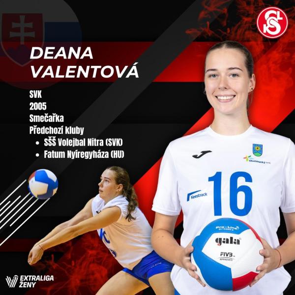 Představujeme slovenskou smečařku Deanu Valentovou