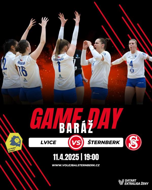 Šternberanky se pokusí v Praze u Lvic proměnit první mečbol
