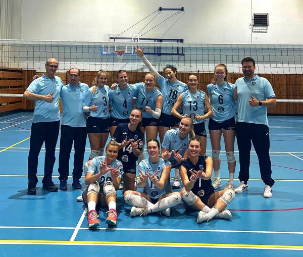 Volejbalistky Šternberka zvládly duel v Brně bez zaváhání