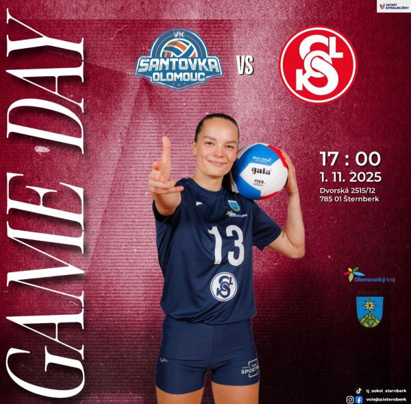 Šternberské volejbalistky čeká derby s Olomoucí