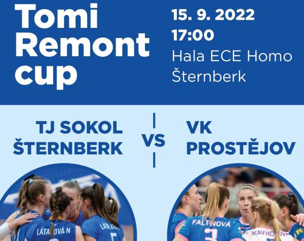 Utkání TOMI - REMONT Cupu doma s mistrem. Přijďte fandit